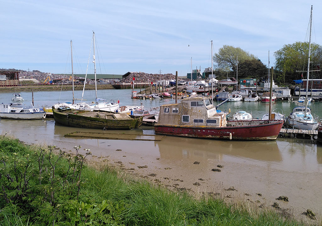 Boats on Ouse Newhaven