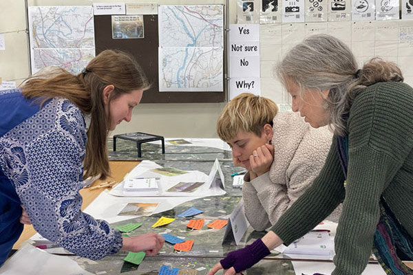 Community mapping . Image: Josh Levene